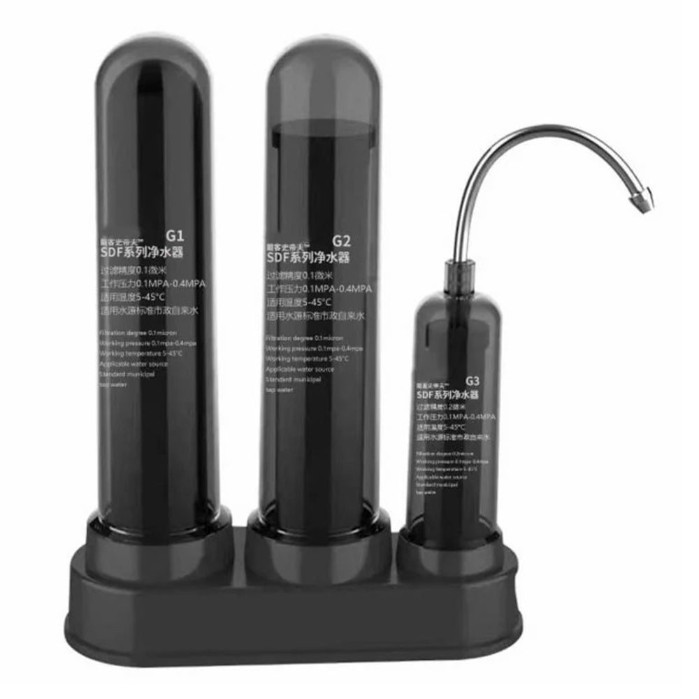 DKS 3-Stage Faucet Water Purifier Drinking Water Filter System Purifying Machine DKS 3-Stage Faucet Water Purifier Drinking Water Filter System Purifying Machine